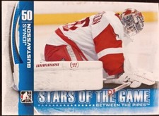 2013 - 2014 ITG Between The Pipes Jonas Gustavsson Stars Of The Game #21 Hockey