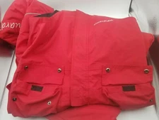 Striker Ice Y Guardian Bibs Size 8 Red Thermadex Technical Wear Sureflote