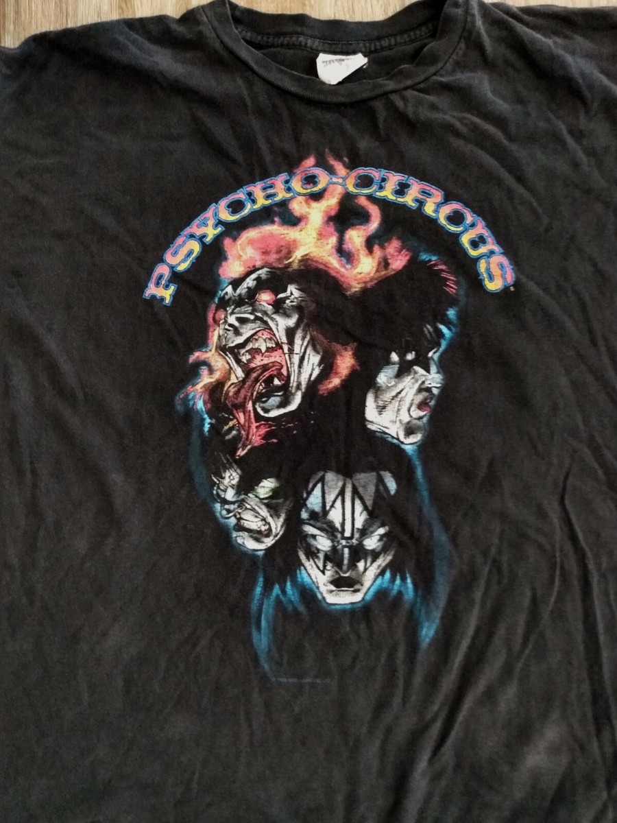 Vintage KISS Psycho Circus T Shirt 1998 Catalog Concert XL