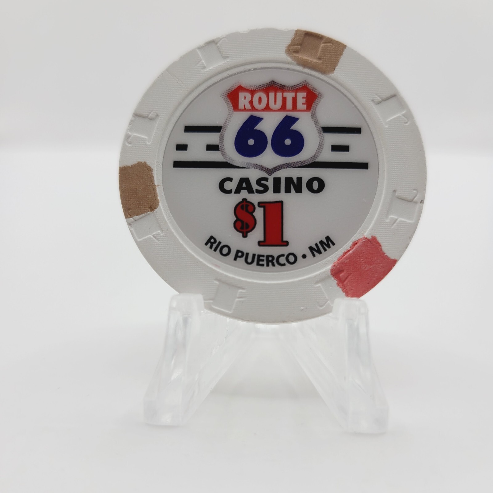 Route 66 Casino Albuquerque New Mexico $1 Chip (Circulated)