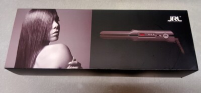 JRL Professional 1'' Straight & Curl Styling FLAT Iron LCD Temperature Screen NEW
