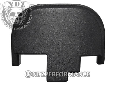 For Smith Wesson S&W M&P 9 40 45 Rear Slide Back Plate Blk Plain