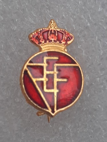 Insigne FFF 1970 - Fédération Française De Football - Épinglette Vintage Originale