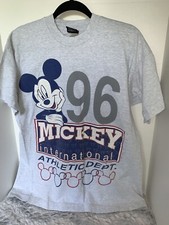 Vintage 1996 Mickey Mouse international athletic Dept. Disney Shirt Sz XL USA