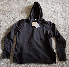 Puma-Pullover-Relaxed Fit-Her-Hoodie-Women's-Black-Split On Sides-NWT NEW