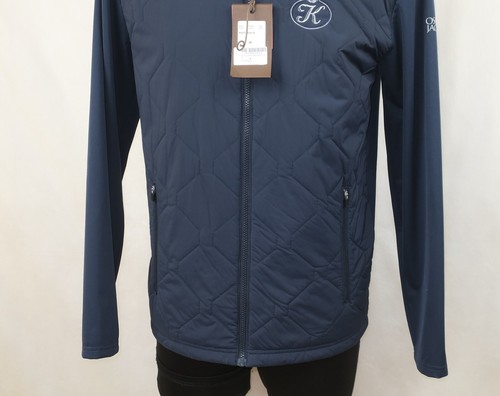 OSCAR JACOBSON HERREN MARINEBLAU WPS STRETCH GOLFJACKE KEITH HYBRID Größe M - Bild 3 von 12