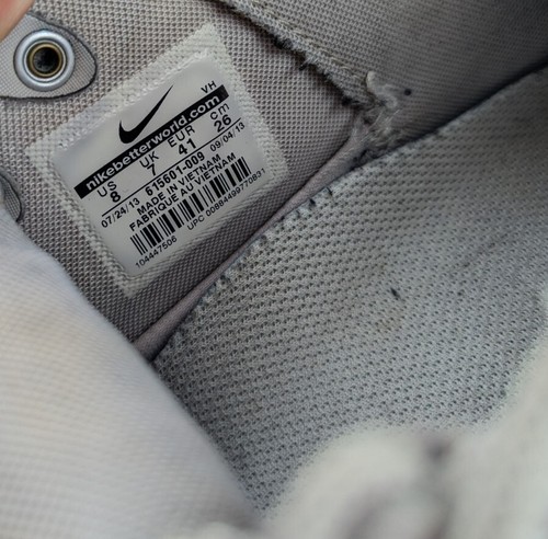 Zapatilla deportiva Nike Roshe Run Mid gris claro - talla UK 7 EU 41 US 8 - Imagen 10 de 10