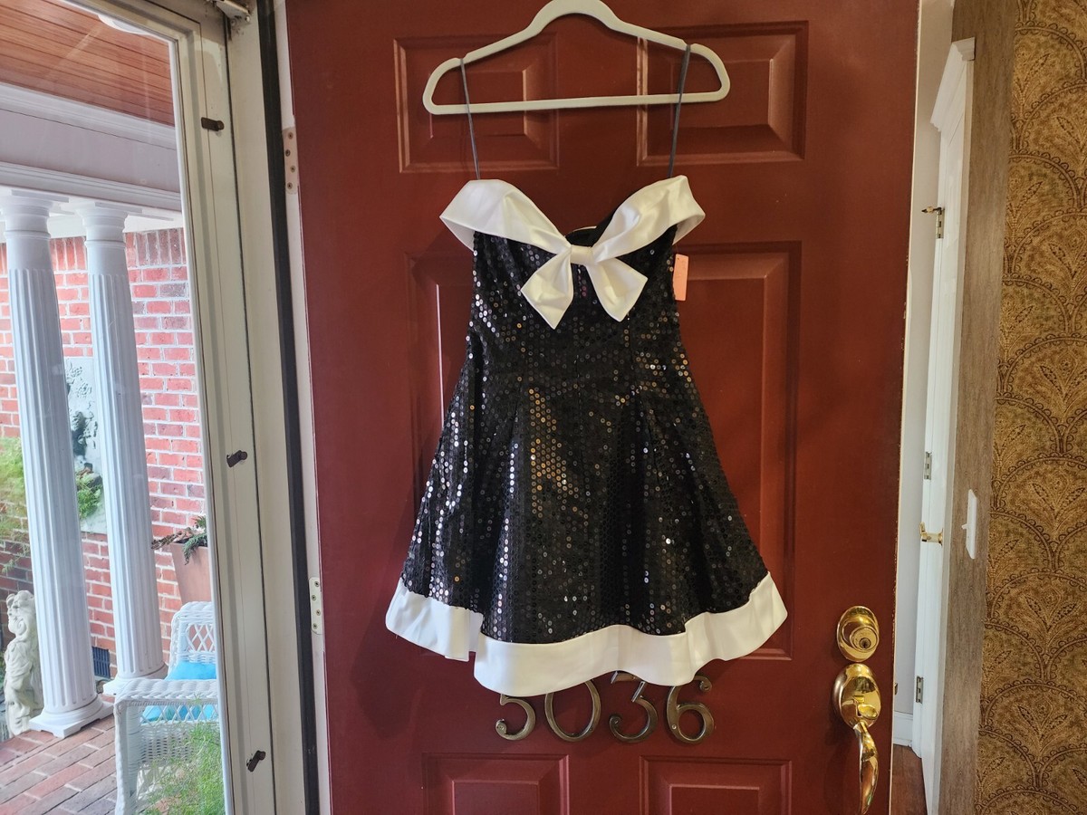 Brenners Edward Macy Black Sequin NWT Strapless Short Dress Women's Size 7/8 | eBay Brenners Edward Macy Black Sequin NWT Strapless Short Dress Women's Size 7/8 | eBay