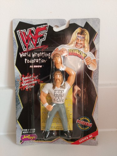 WWF Bend-ems AL SNOW Wrestling Bendem Figure Serie...