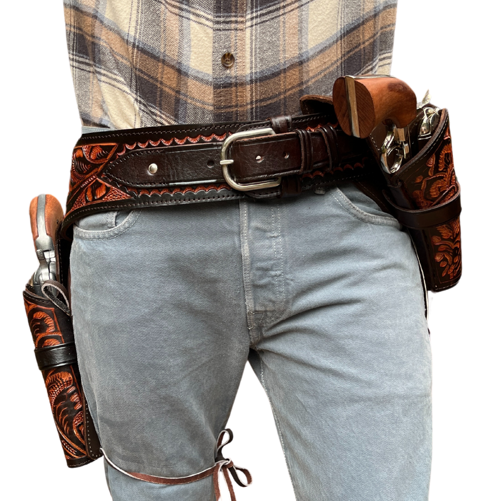 XL Cross Draw Holster for Revolver Leather Western Holster