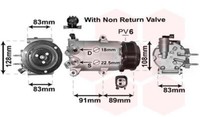 Kompressor Klimaanlage FüR Ford C-Max II Focus III Turnier DXA/CB7