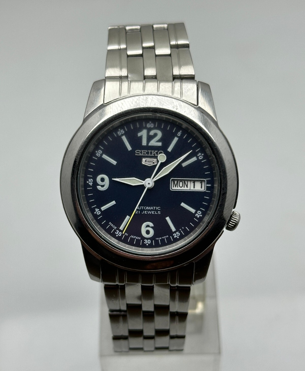 Vintage Seiko 5 automatic 7S26-02W0 Day/Date Japan Made