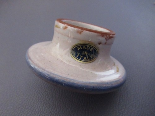 Terracotta Majolica Vase with Coat of Arms Signed G. Giutta Vintage 90s - Picture 22 of 23