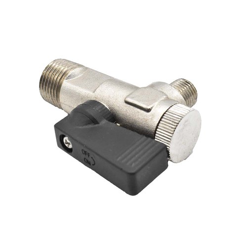 1/2" x 1/4" MPT Compact Ball Valve Y Strainer Combination (Male to Male) 600 PSI - Picture 4 of 6