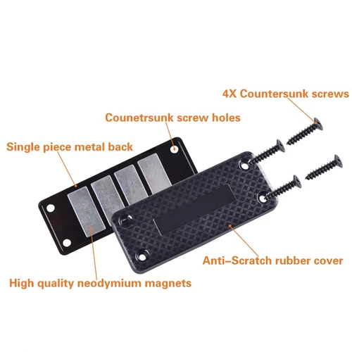 1-3 PIEZAS Pistola Montaje Magnético Soporte Funda Pistola Oculta Coche Escritorio Cama - Imagen 4 de 14