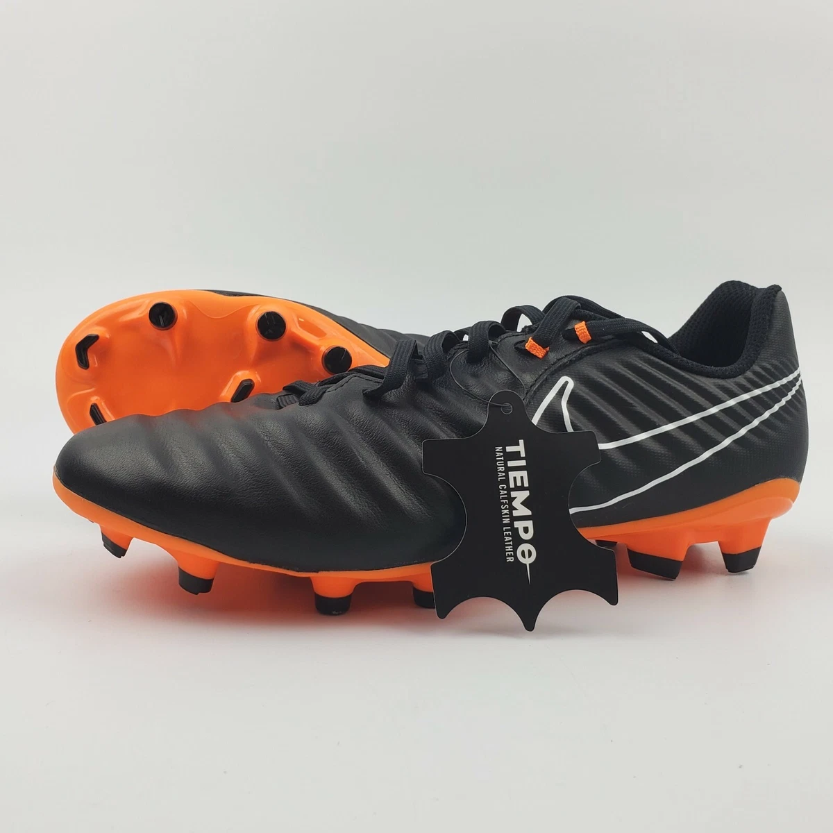 Welke Grammatica Overstijgen Nike Tiempo Legend 7 Academy FG Soccer Cleats Mens 6 Black Orange AH7242-080  | eBay