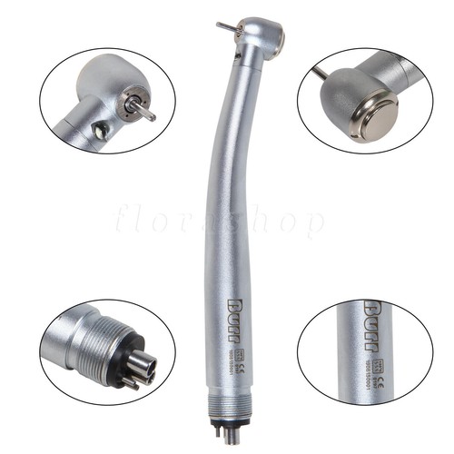 Dental Optic-LED E-generator High Speed Turbine Handpiece /NO-LED Push 4 Hole - Picture 18 of 29