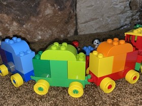 Duplo 10558 Complete Train Learn to Count #s 1-10 Boy/Dalmatian Older Version