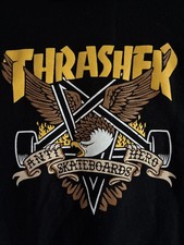 T-shirt noir Thrasher taille M San Francisco Skateboard