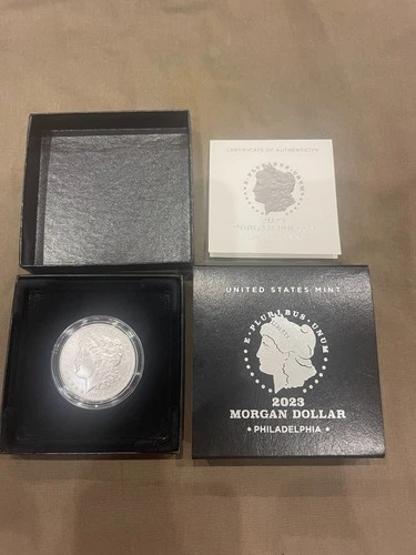 2023 MORGAN DOLLAR BU PHILADELPHIA BOX & COA!!!