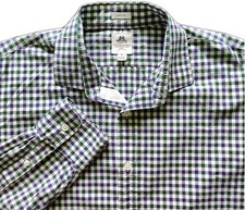 J.Crew Ludlow Thomas Mason Shirting Gingham Large Dress Shirt Mens Cotton Preppy
