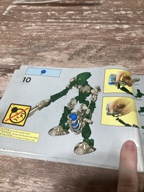 LEGO Bionicle Inika Toa Kongu 8731 Incomplete w/ Manual Retired RARE!!!