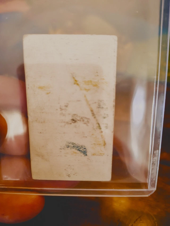 Tarjeta de tira de béisbol 1920 W516-1-2 George Burns #10 NY Giants de colección rara  Foto 2 de 2