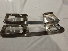 Antique A.G. Spalding  Bros Intercollegiate Ice Skate Blades Synthloy Steel WoW