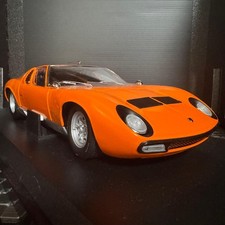 Kyosho 1/18 Lamborghini Miura P400 SV Diecast Model Orange Out of Print