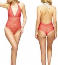 Sam Edelman Pink Lace Bodysuit Size Small