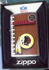 Zippo Washington Redskins NFL Lighter New In Box C 13 Orange Seal Intact NIB