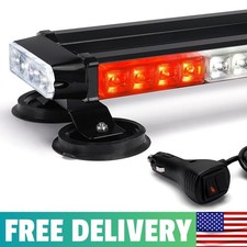 Led Rooftop Strobe Light Bar 21 Adjustable Lighting Modes Magnetic Base Exterio