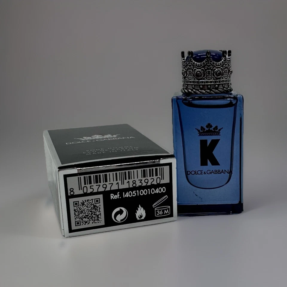 Dolce Gabbana The King Pour HOMME Eau De Parfum 5 ml Mini Nuevo. En caja Foto 2 de 3
