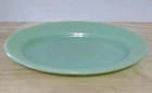 Vintage Fire King Jadeite Green Milk Glass Platter Service Serving Dish 9 Inch