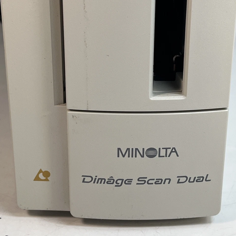 Minolta Dimage Scan Dual F-2400 With Power & Parallel Cords Tested Working - Image 4 of 4