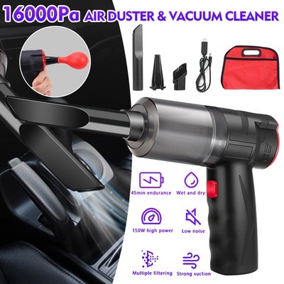 16000Pa Handheld Car Vacuum Cleaner Air Duster 150W High Power Hand Held Vacuum