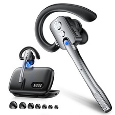 Bluetooth Headset, Wireless Headset with DualMics Noise Cancelling, Bluetoo...