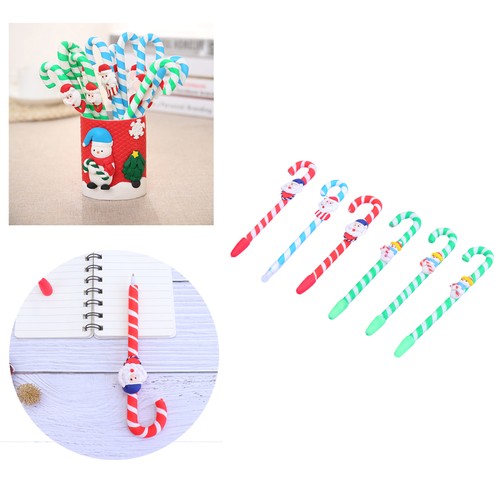 6 Pcs Crutch Pen Student Christmas Stationery Students Prize Gift - Picture 6 of 11