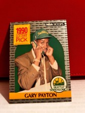 1990-91 NBA Hoops - 1990 Lottery Pick Gary Payton #391 (RC)