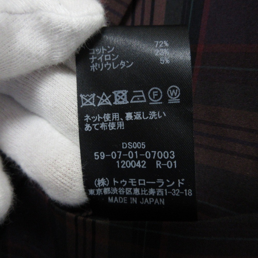 CABaN Check Pattern Stretch Tailored Jacket, Size… - image 11