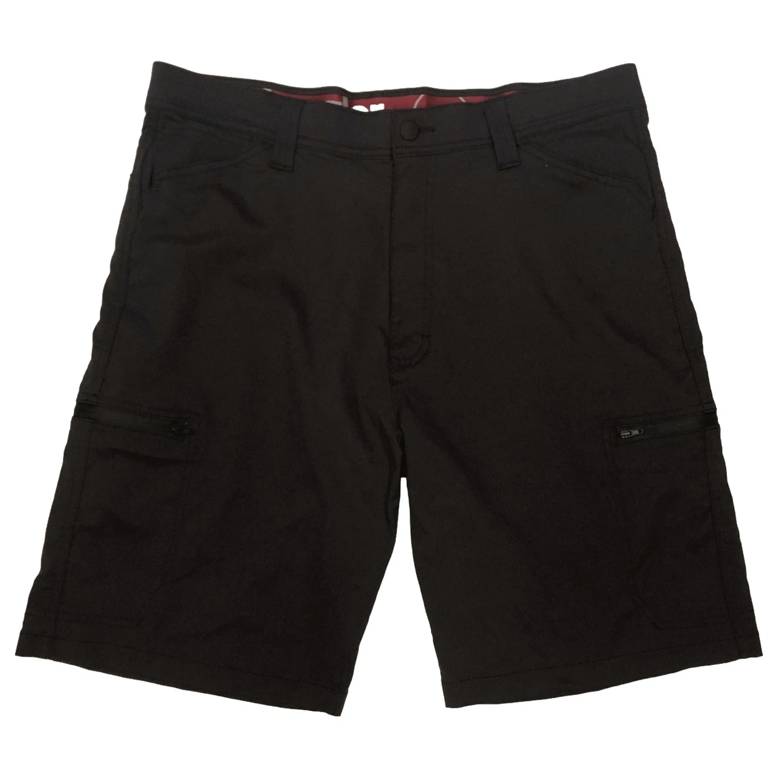Wrangler Outdoor Mens Black All Terrain Cargo Shorts 10" Inseam