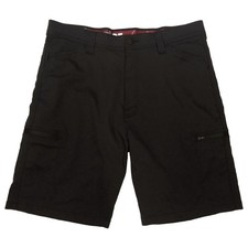 Wrangler Outdoor Mens Black All Terrain Cargo Shorts 10" Inseam