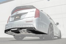Factory Style Carbon Fiber Rear Bumper Diffuser For 16-19 Cadillac Ats-v