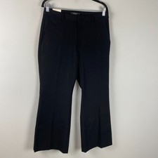 Banana Republic Sloan Bootcut Pants Size 10P Black High Rise Stretch