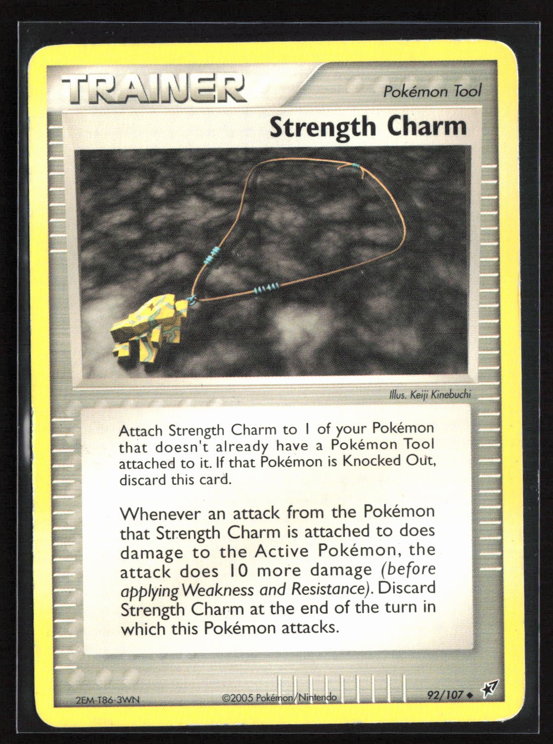 Pokemon TCG - Strength Charm Uncommon Deoxys 92/107 HP