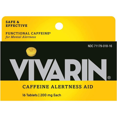 Meda Consume Vivarin Caffeine Alertness Aid 200mg Healthca Tablet 16ct