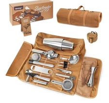 Verkinly Bartender Tool Kit 21pcs