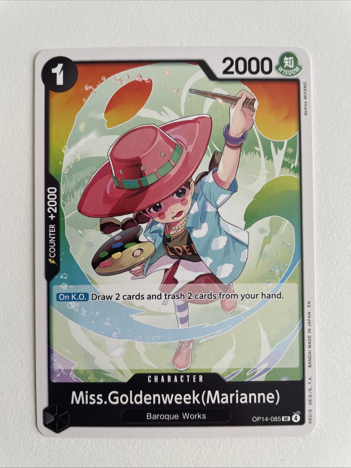 Miss.Goldenweek (Marianne) OP14-085 (UC)The Azure Sea’s Seven Regular English NM