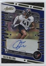 2024 Absolute Rookies Blue Diamonds Signatures 39/50 Calen Bullock #165 Auto 3hd