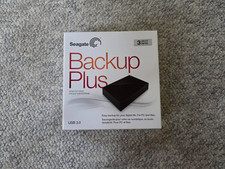 Seagate Backup Plus 3TB Desktop External HDD USB 3.0 PC Mac Boxed